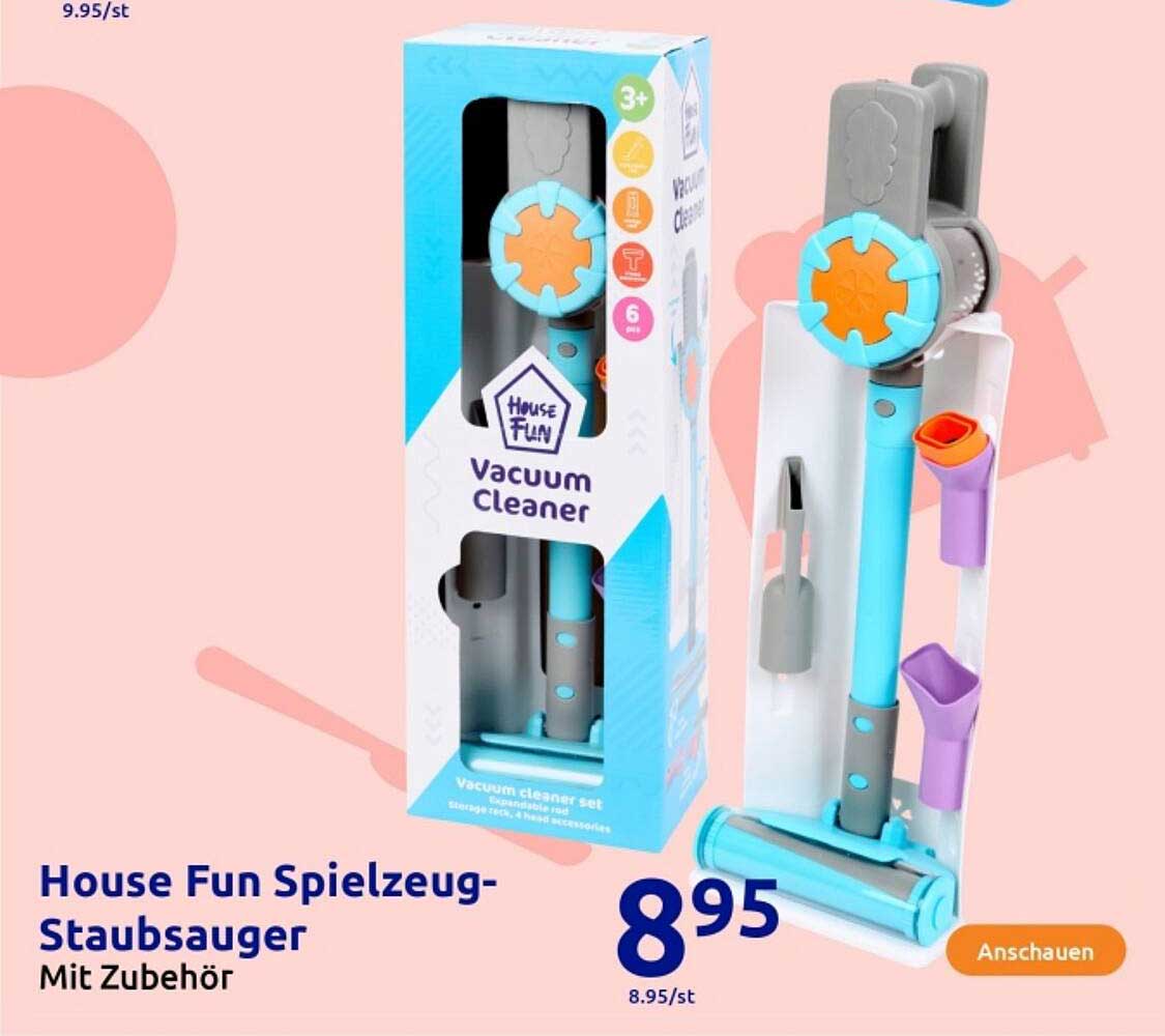 House Fun Spielzeug-Staubsauger mit Zubehör