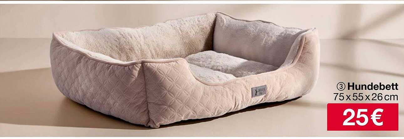 Hundebett 75 x 55 x 26 cm