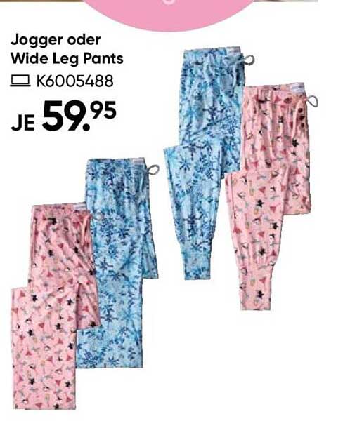 Jogger oder Wide Leg Pants