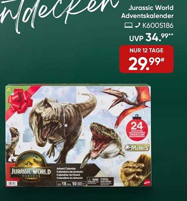 Jurassic World Adventskalender
