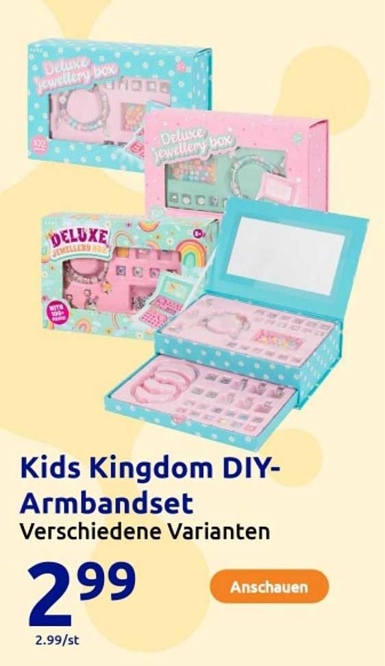 Kids Kingdom DIY-Armbandset - Verschiedene Varianten