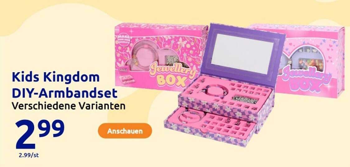 Kids Kingdom DIY-Armbandset – Verschiedene Varianten