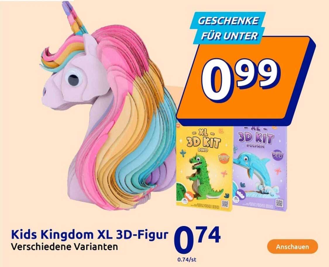 Kids Kingdom XL 3D-Figur - Verschiedene Varianten