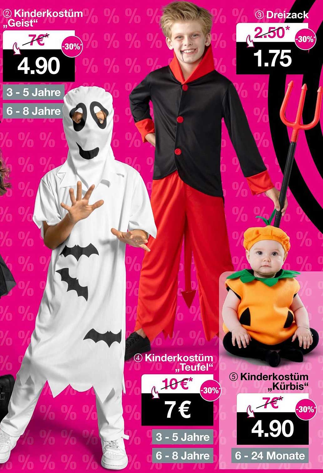 Kinderkostüm "Geist"