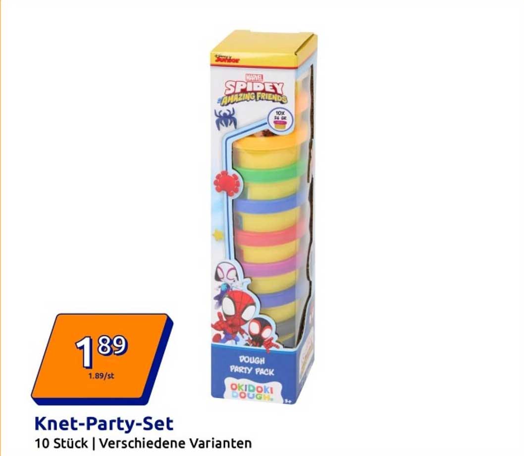 Knet-Party-Set - 10 Stück | Verschiedene Varianten