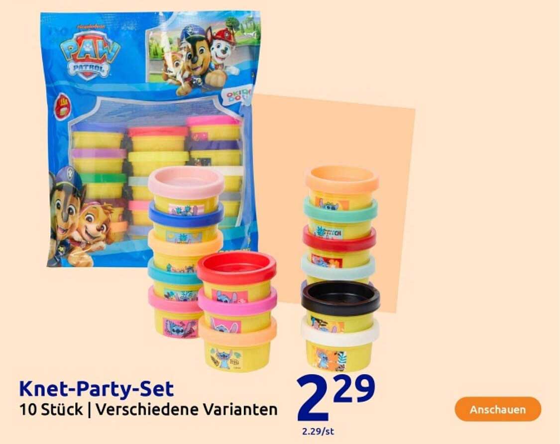 Knet-Party-Set - 10 Stück | Verschiedene Varianten