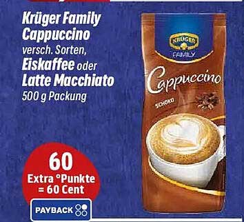 Krüger Family Cappuccino 500 g Packung - verschiedene Sorten