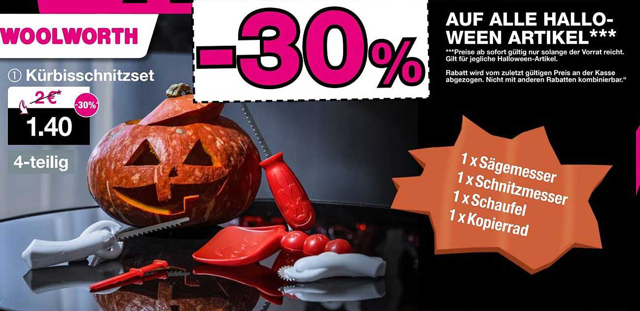 Kürbisschnitzset 4-teilig - Jetzt zum Einführungspreis!