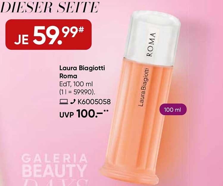 Laura Biagiotti Roma EdT, 100 ml