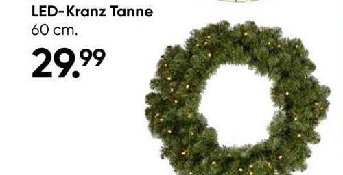 LED-Kranz Tanne 60 cm