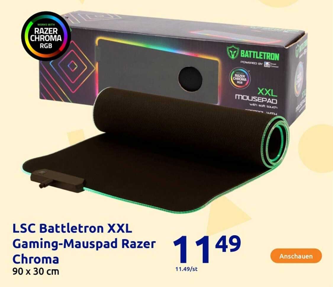 LSC Battletron XXL Gaming-Mauspad Razer Chroma