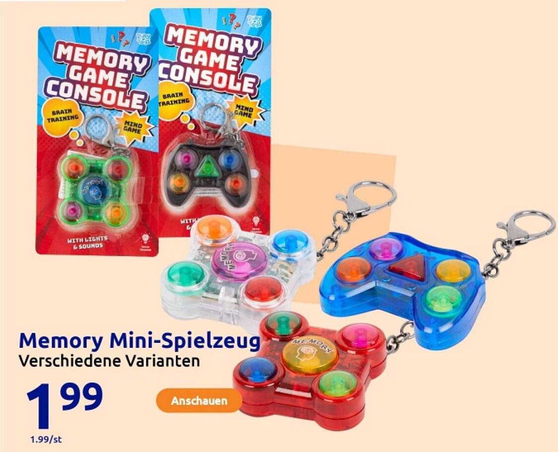 Memory Mini-Spielzeug - Verschiedene Varianten