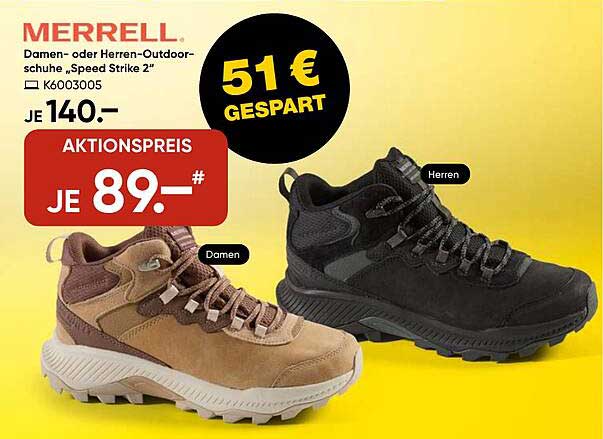 MERRELL Damen- oder Herren-Outdoorschuhe "Speed Strike 2"