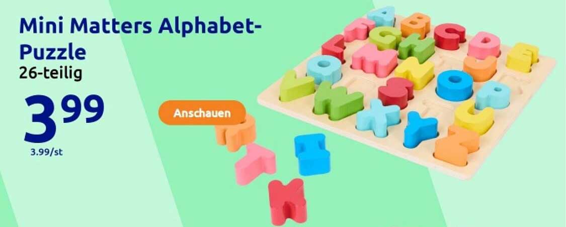 Mini Matters Alphabet-Puzzle 26-teilig