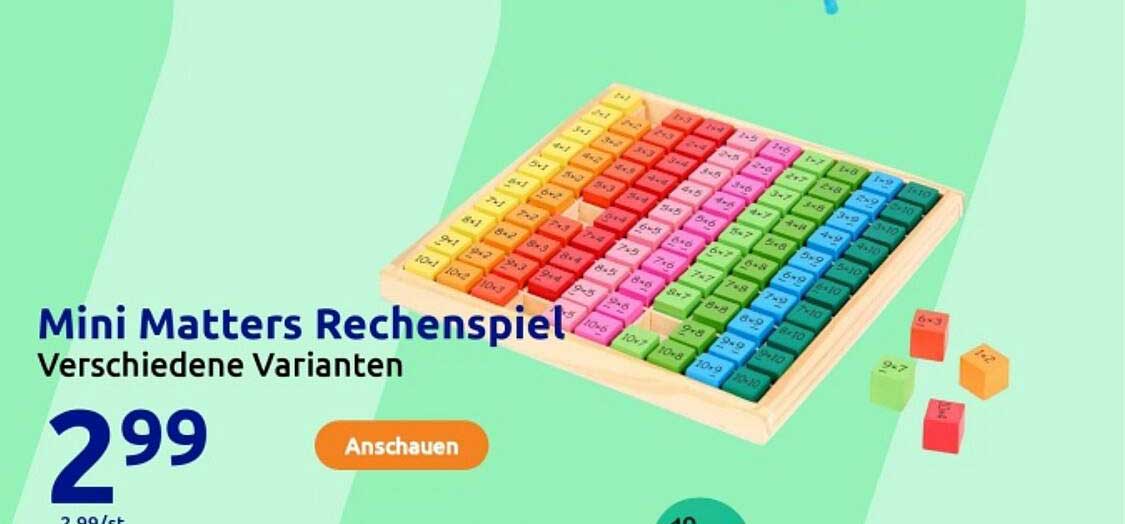 Mini Matters Rechenspiel - Verschiedene Varianten