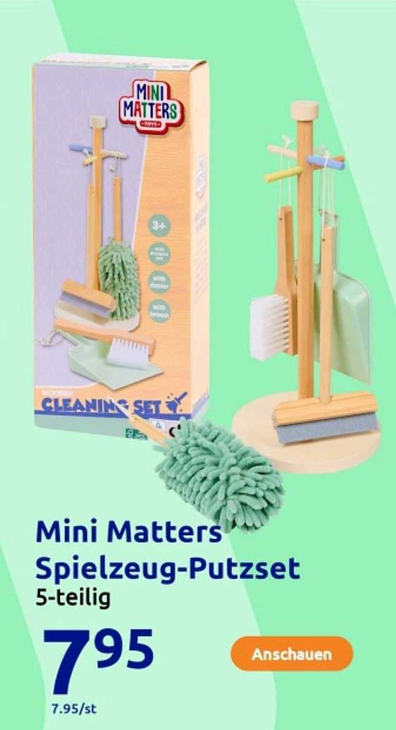 Mini Matters Spielzeug-Putzset 5-teilig