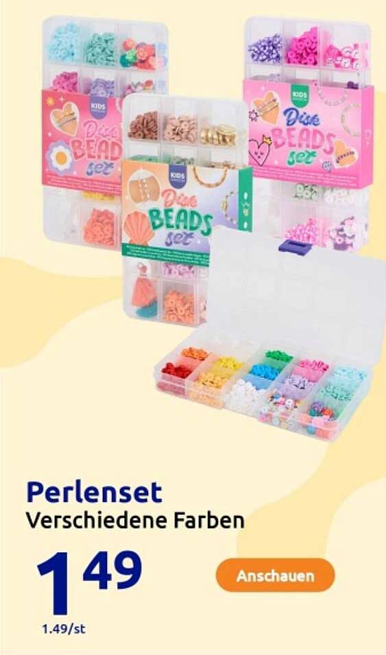 Perlenset Verschiedene Farben