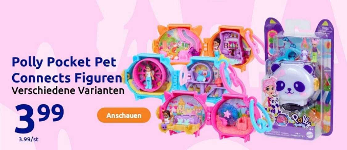 Polly Pocket Pet Connects Figuren - Verschiedene Varianten