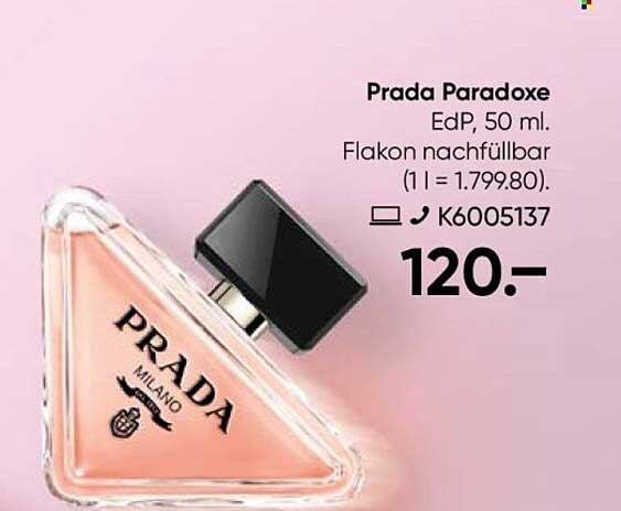 Prada Paradoxe EdP, 50 ml - Flakon nachfüllbar