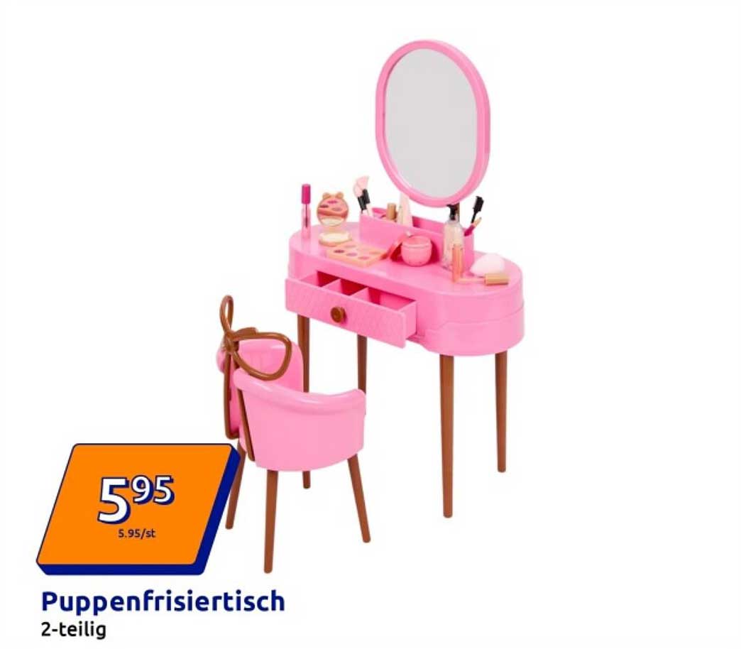 Puppenfrisiertisch 2-teilig