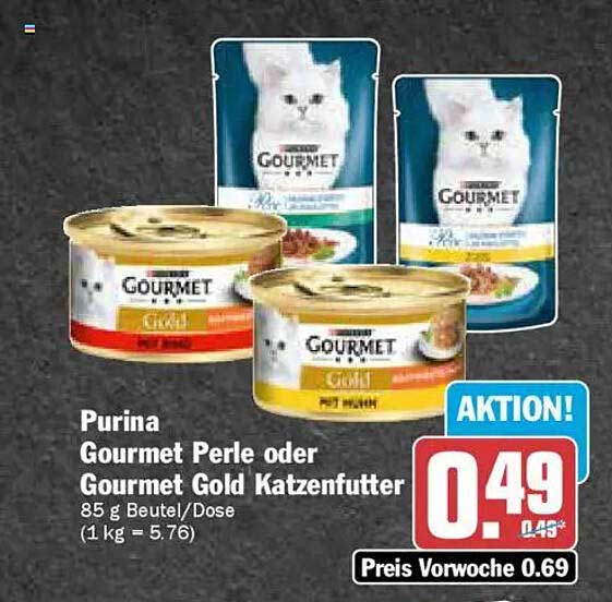 Purina Gourmet Perle oder Gourmet Gold Katzenfutter