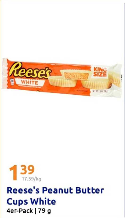 Reese's Peanut Butter Cups White 4er-Pack
