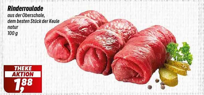 Rinderroulade aus der Oberschale, dem besten Stück der Keule natur 100 g