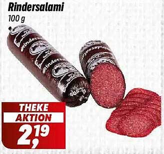 Rindersalami 100 g - THEKE AKTION