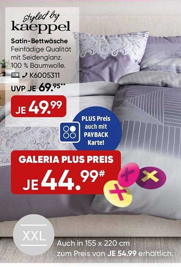 Satin-Bettwäsche styled by kaeppel