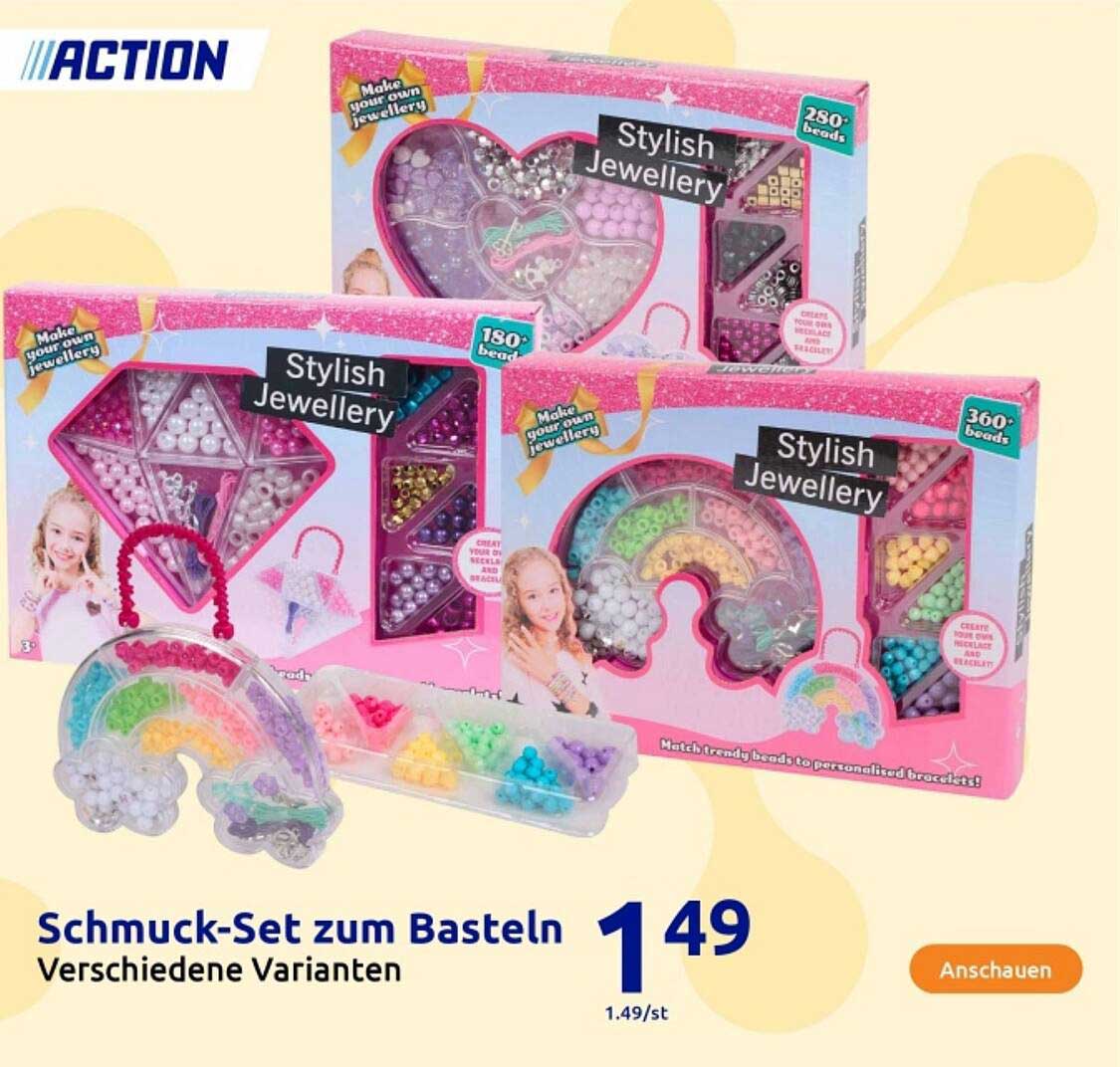 Schmuck-Set zum Basteln - Verschiedene Varianten