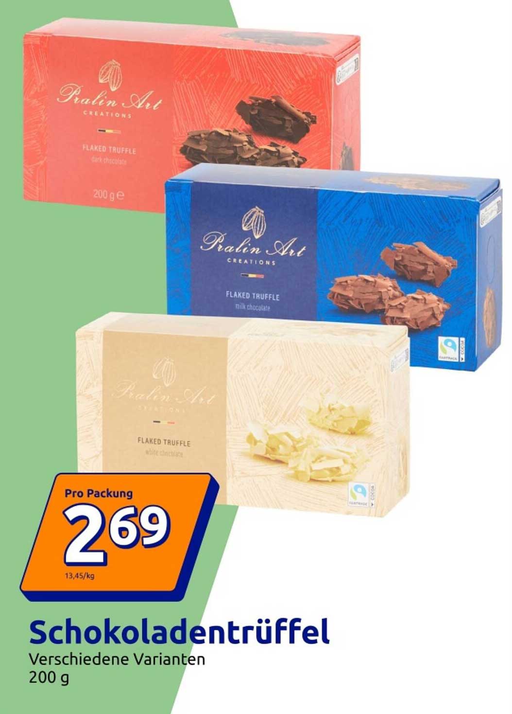 Schokoladentrüffel - Verschiedene Varianten 200 g