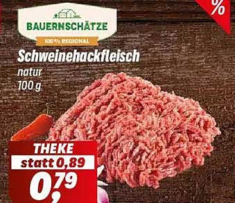 Schweinehackfleisch natur 100 g - 100% regional