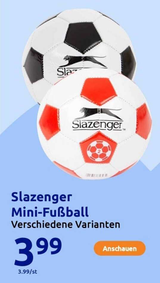 Slazenger Mini-Fußball - Verschiedene Varianten