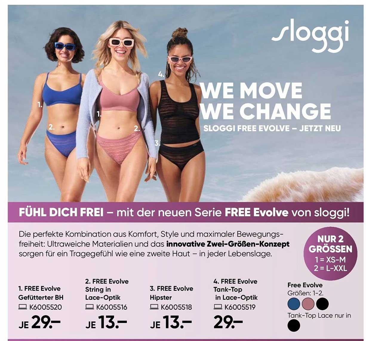 Sloggi FREE Evolve - Neuheit im Galeria-Prospekt