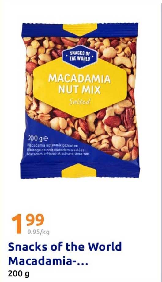 Snacks of the World Macadamia Nut Mix - Gesalzene Nüsse 200 g