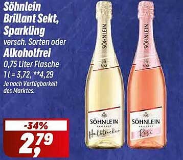 Söhnlein Brillant Sekt, Sparkling - Vielfalt in jeder Flasche