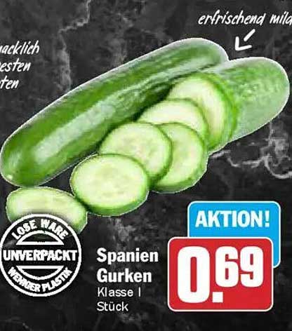 Spanien Gurken Klasse I Stück