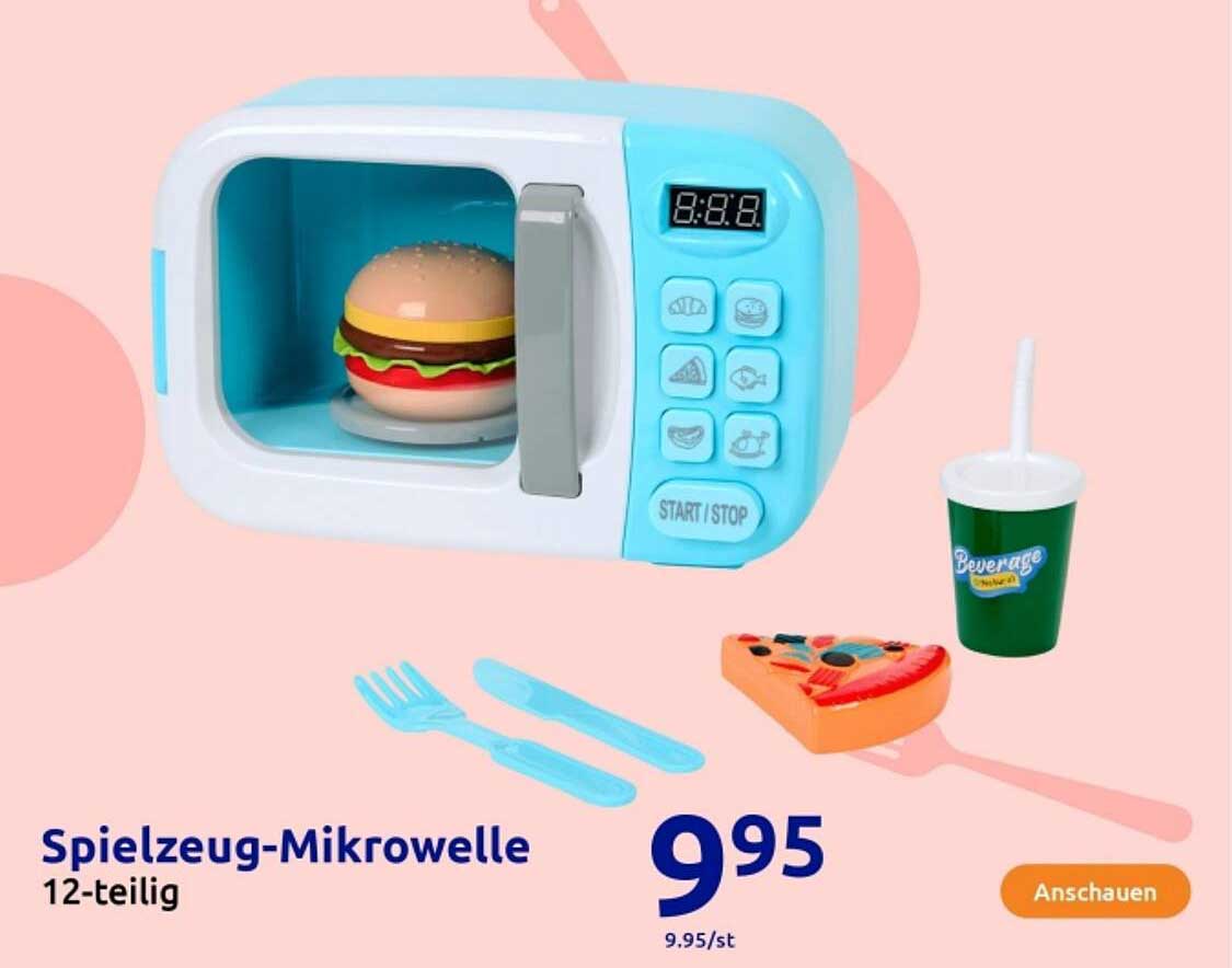 Spielzeug-Mikrowelle 12-teilig
