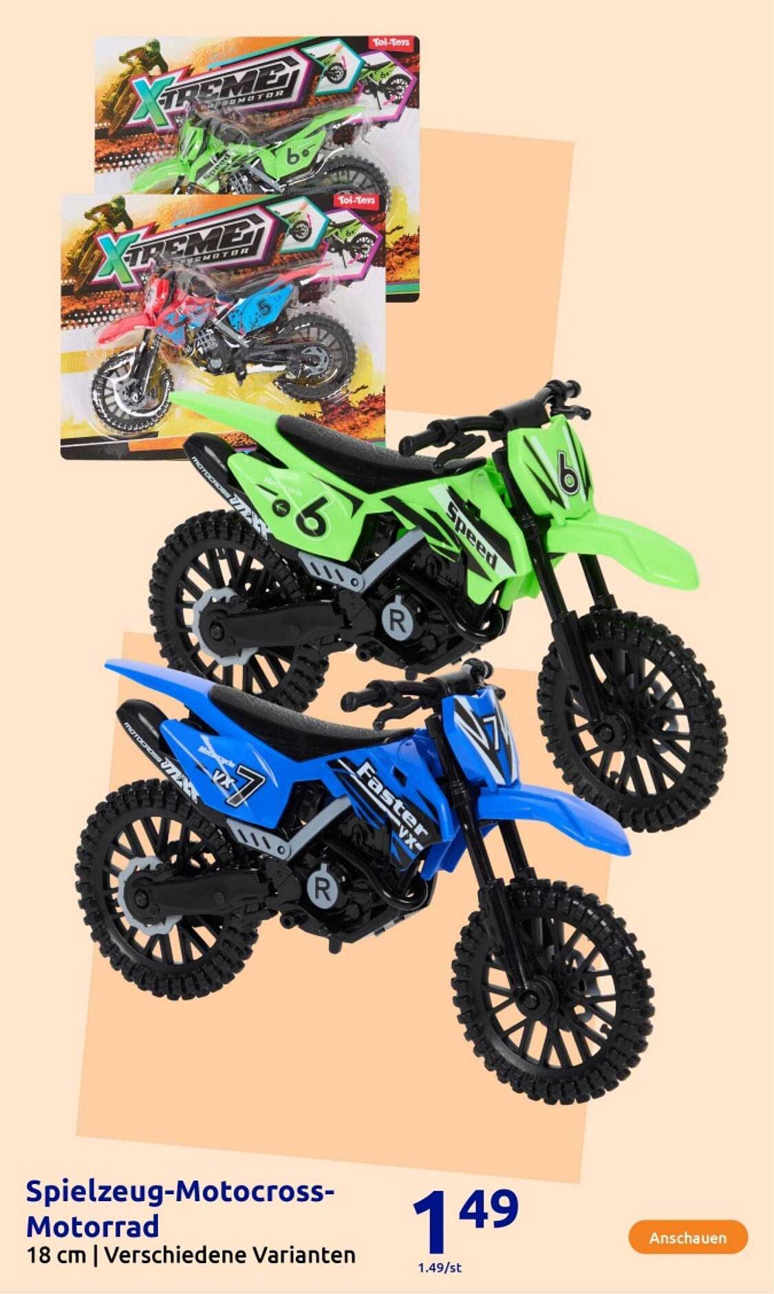 Spielzeug-Motocross-Motorrad 18 cm | Verschiedene Varianten
