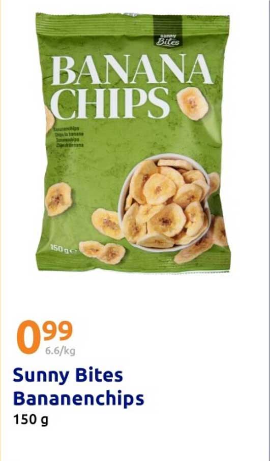 Sunny Bites Bananenchips 150 g
