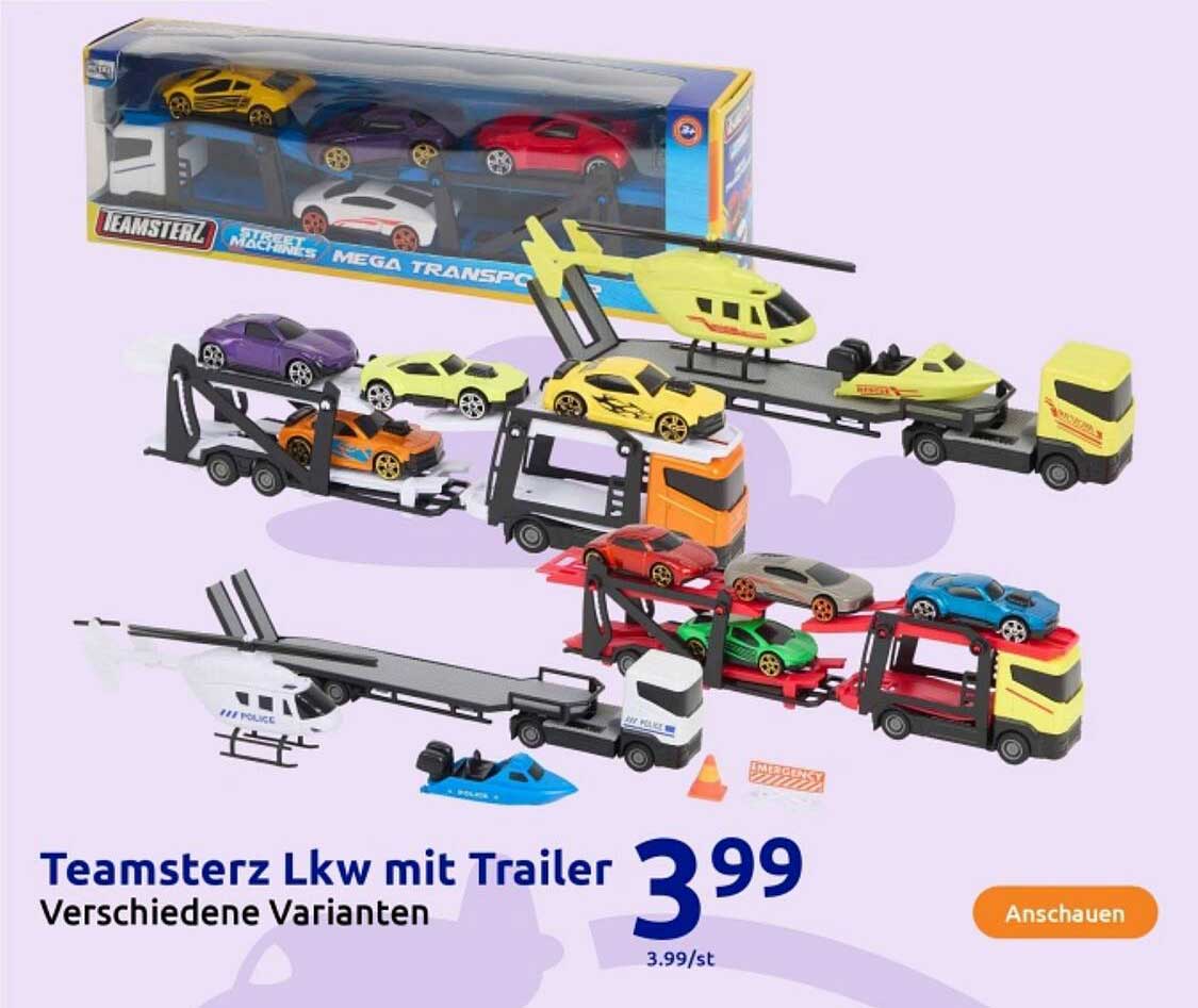 Teamsterz Lkw mit Trailer - Verschiedene Varianten