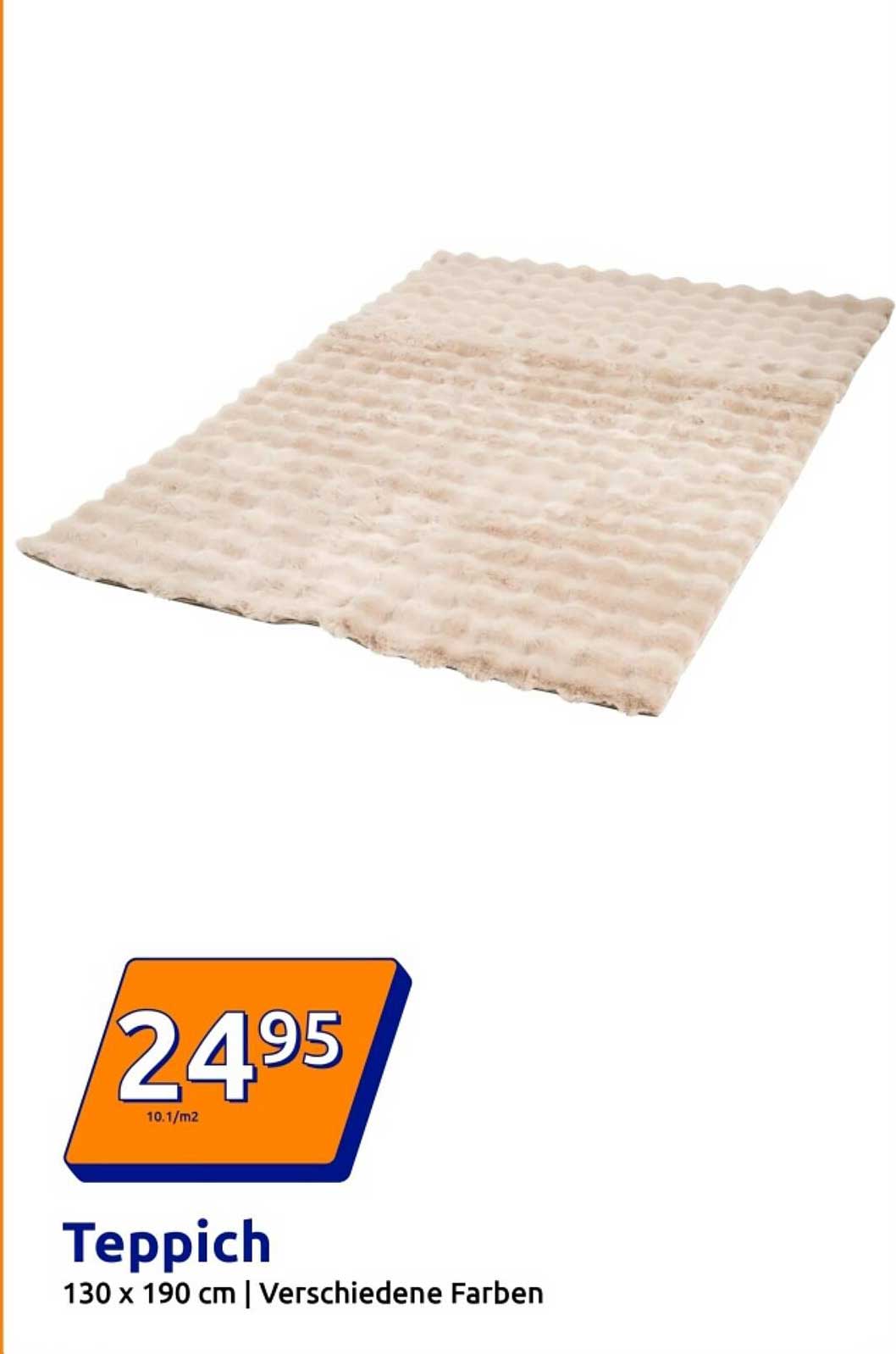 Teppich 130 x 190 cm | Verschiedene Farben