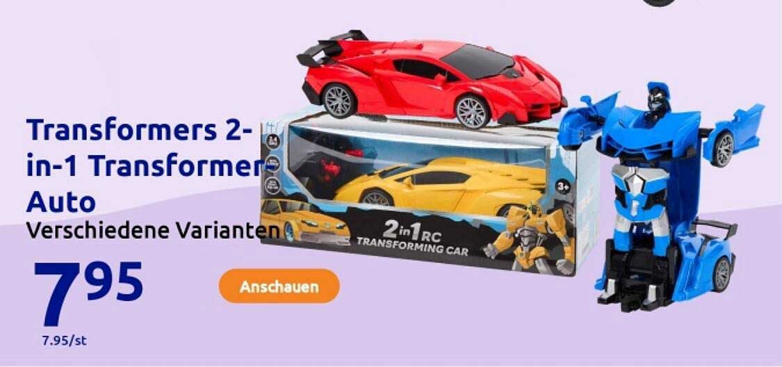 Transformers 2-in-1 Transformer Auto - Verschiedene Varianten