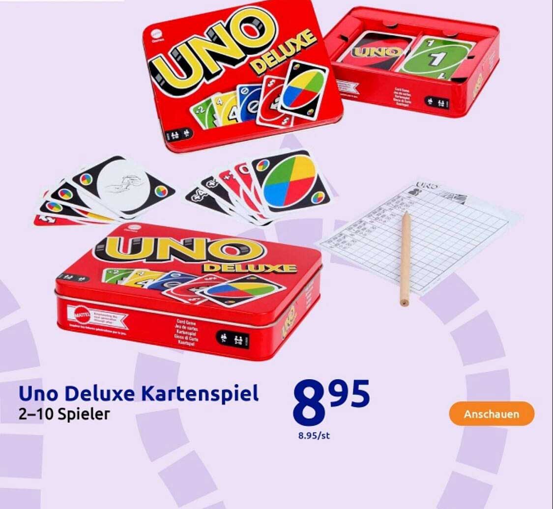 Uno Deluxe Kartenspiel