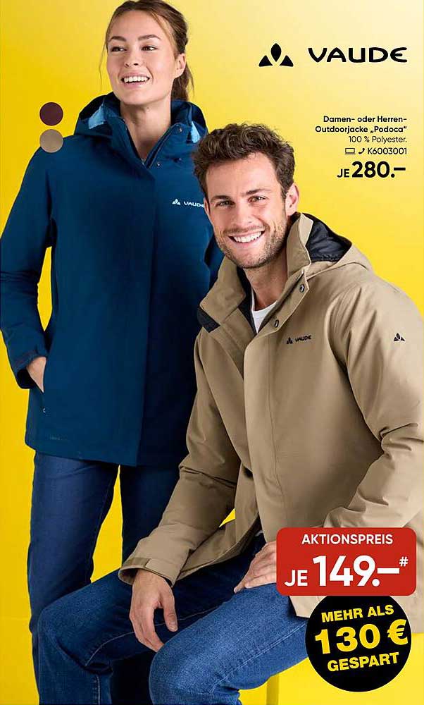 Vaude Damen- oder Herren-Outdoormantel "Podoca"