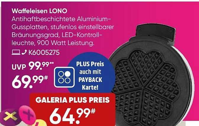 Waffeleisen LONO