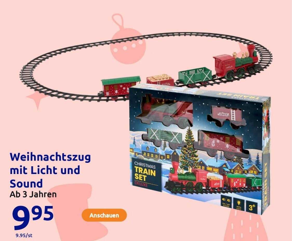 Weihnachtszug mit Licht und Sound