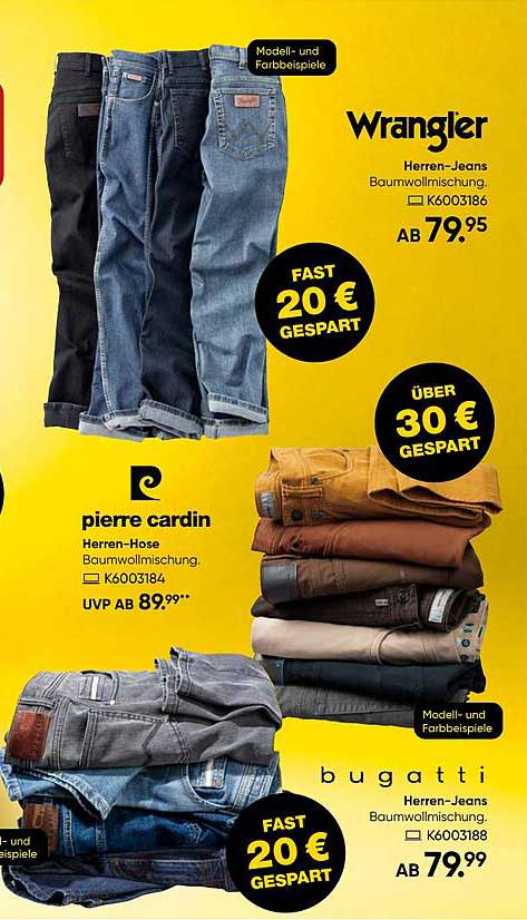 Wrangler Herren-Jeans Baumwollmischung, K6003186