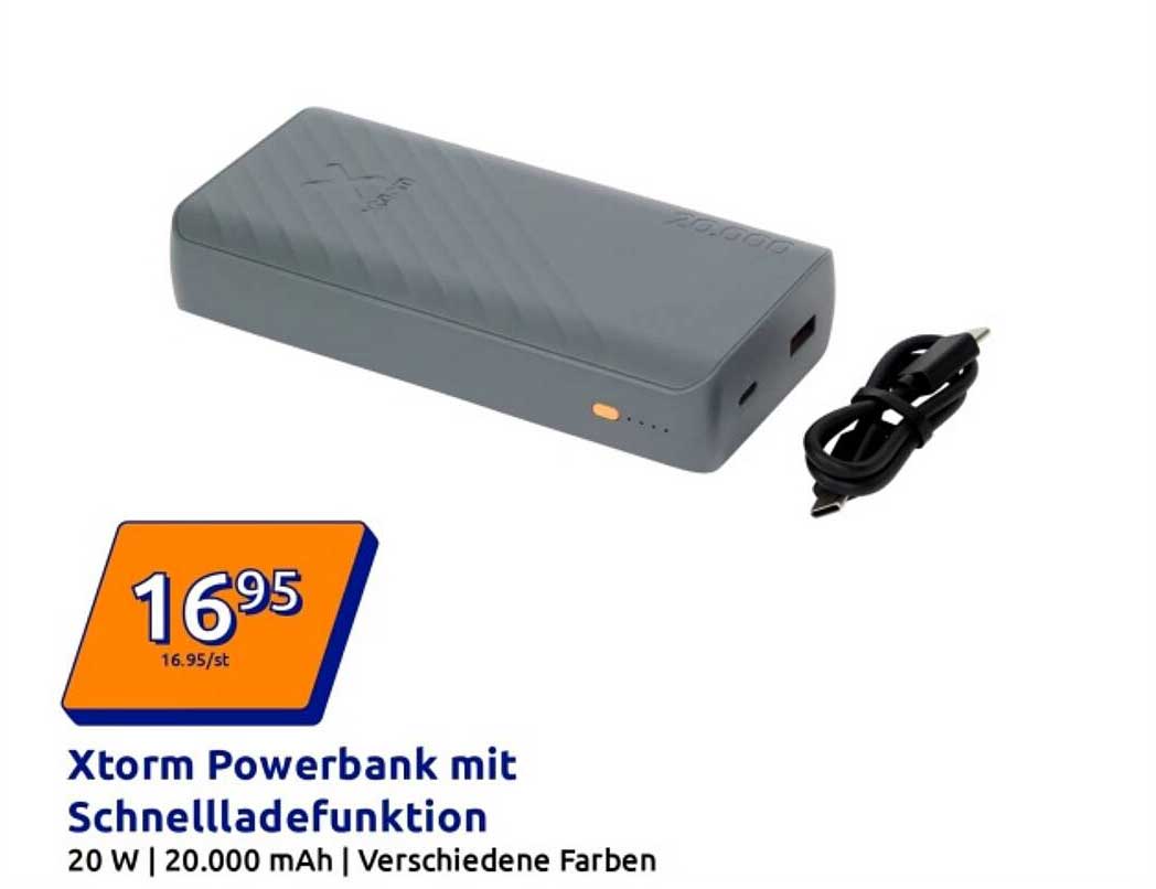 Xtorm Powerbank mit Schnellladefunktion