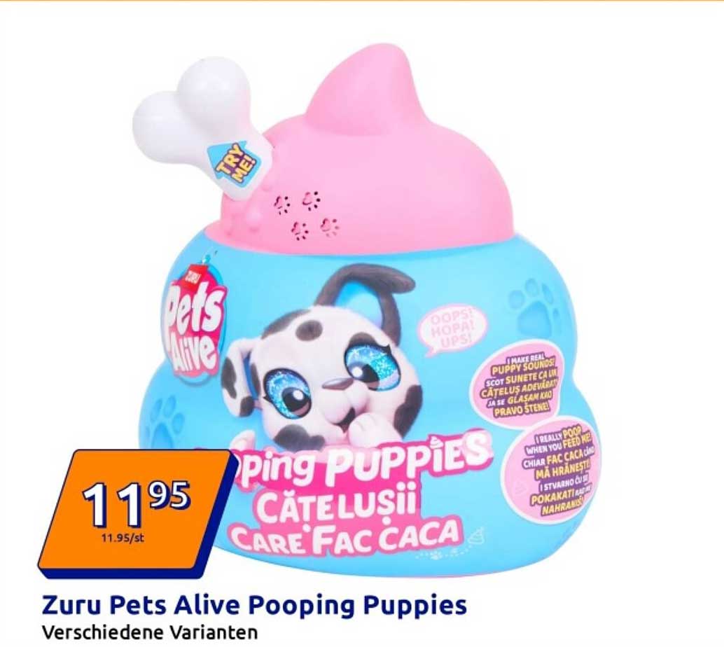 Zuru Pets Alive Pooping Puppies - Verschiedene Varianten